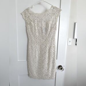 Off White Lace Dress Size 0. Laundry.